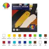 Professional grade-Gouache color 12ml*18colors