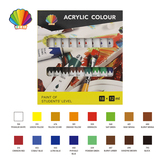 Students grade- Acrylic color 12ml*18colors with window